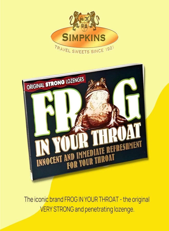 Goodscious Simpkins Frog in Your Throat Original Throat Lozenges - Cough Drops for Adults for Sore Throat Relief - British Cough Drop Menthol Sore Throat Lozenges - Strong and Penetrating (1.4 oz) - Image 3